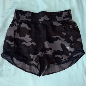 Women's Black Camo Shorts